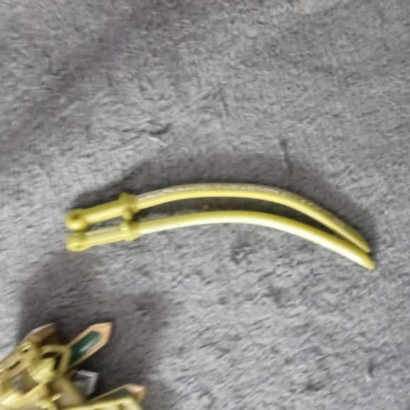 Power Rangers Time Force Green Battle Warrior "Winged Battle Gem Armor - Picture 5 of 5